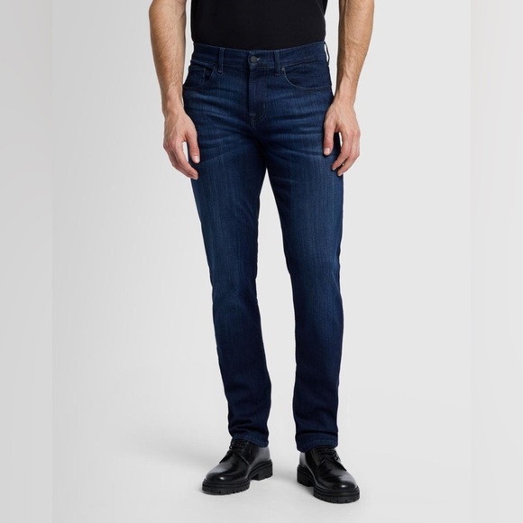 7 For All Mankind Other - 7 For All Mankind Men's Dark Blue Luxe Performance Slimmy Jeans size 32